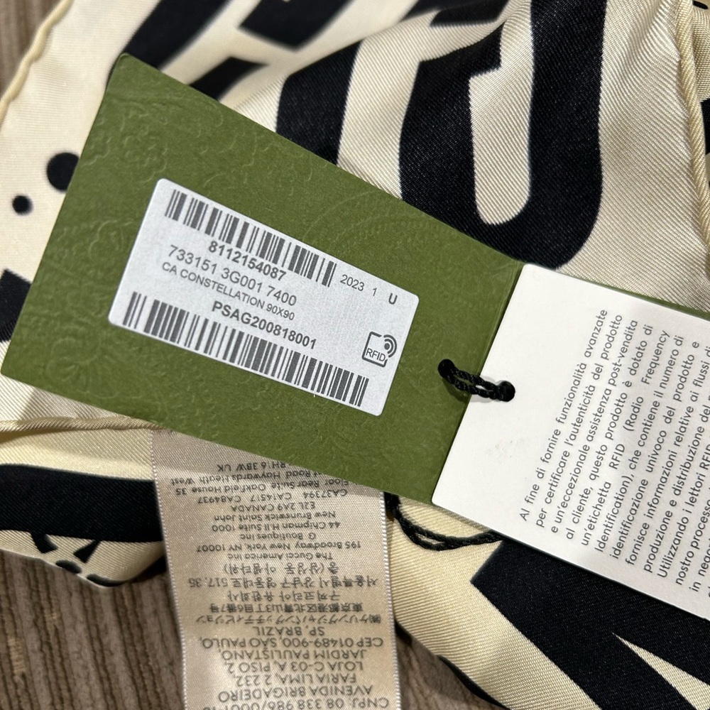 gucci silk scarf - Picture 4 of 8